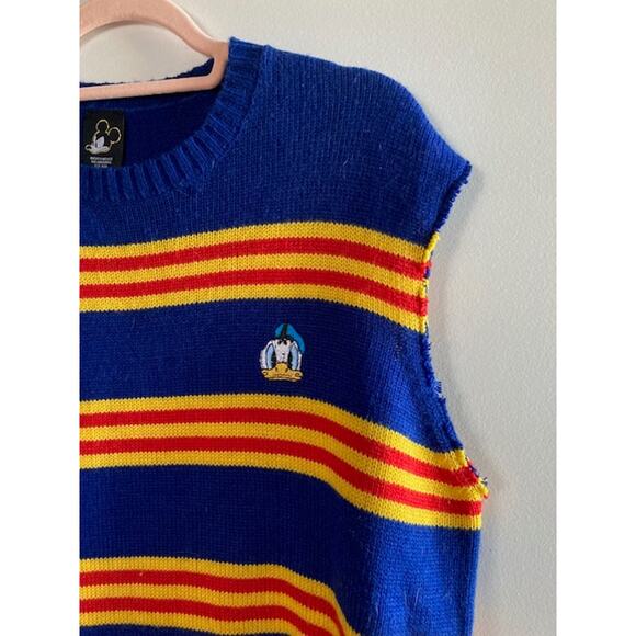 DONALD DUCK Sweater Vest - Men's Medium - Picture 3 of 7